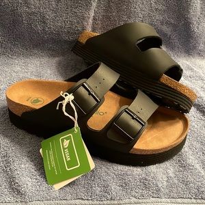 🖤NWT Birkenstock Papillio Black Platform Sandal🖤